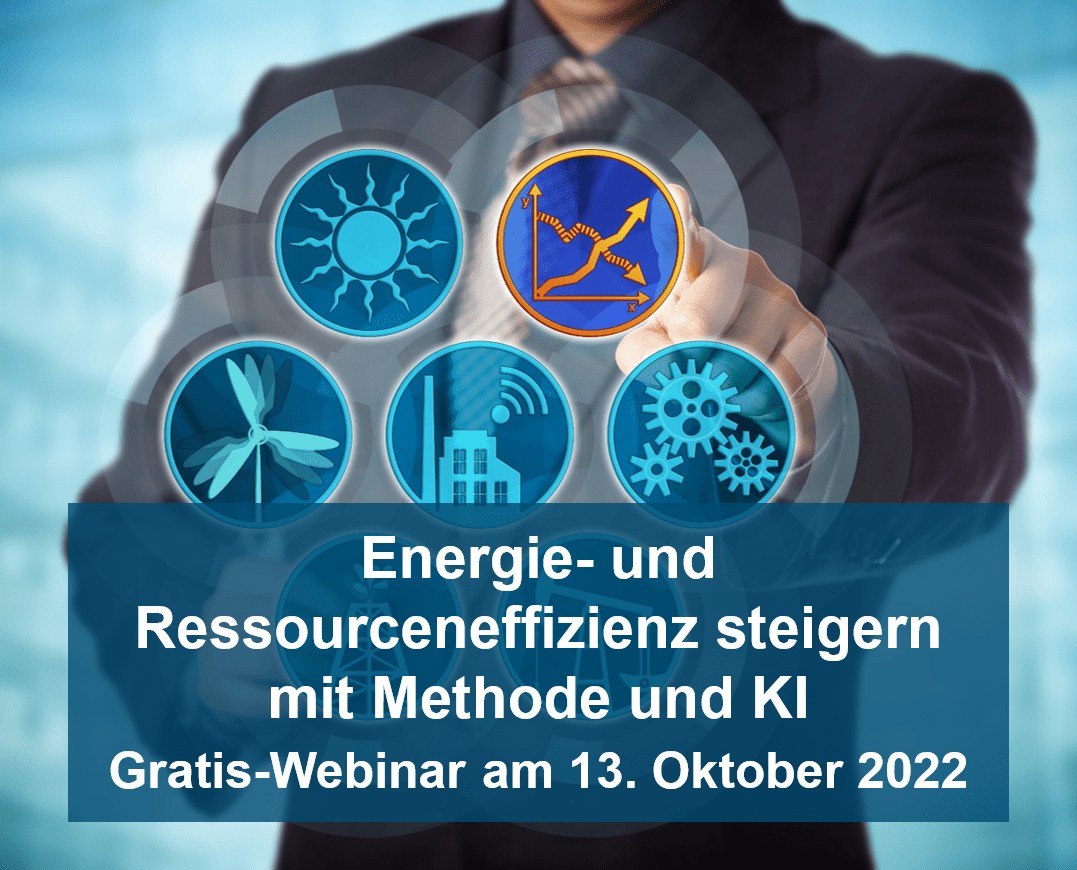 Energie- und Ressourceneffizienz steigern mit Methode und KI – Gratis-Webinar