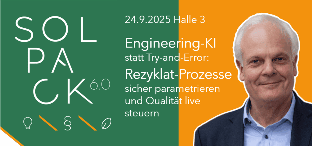 Banner Vortrag von Frank Thurner auf der Solpack 6.0