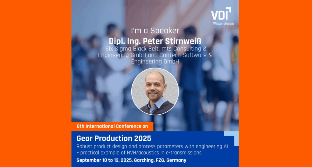 VDI Gear Production – NVH-/Akustikthemen beim E-Getriebe lösen - Vortrag von Peter Stirnweiß
