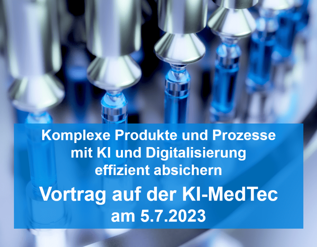 Vortrag am 5.7.2023 auf KI-MedTec 2023