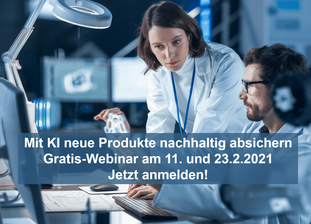 Gratis-Webinar Mit KI Produkte nachhaltig absichern