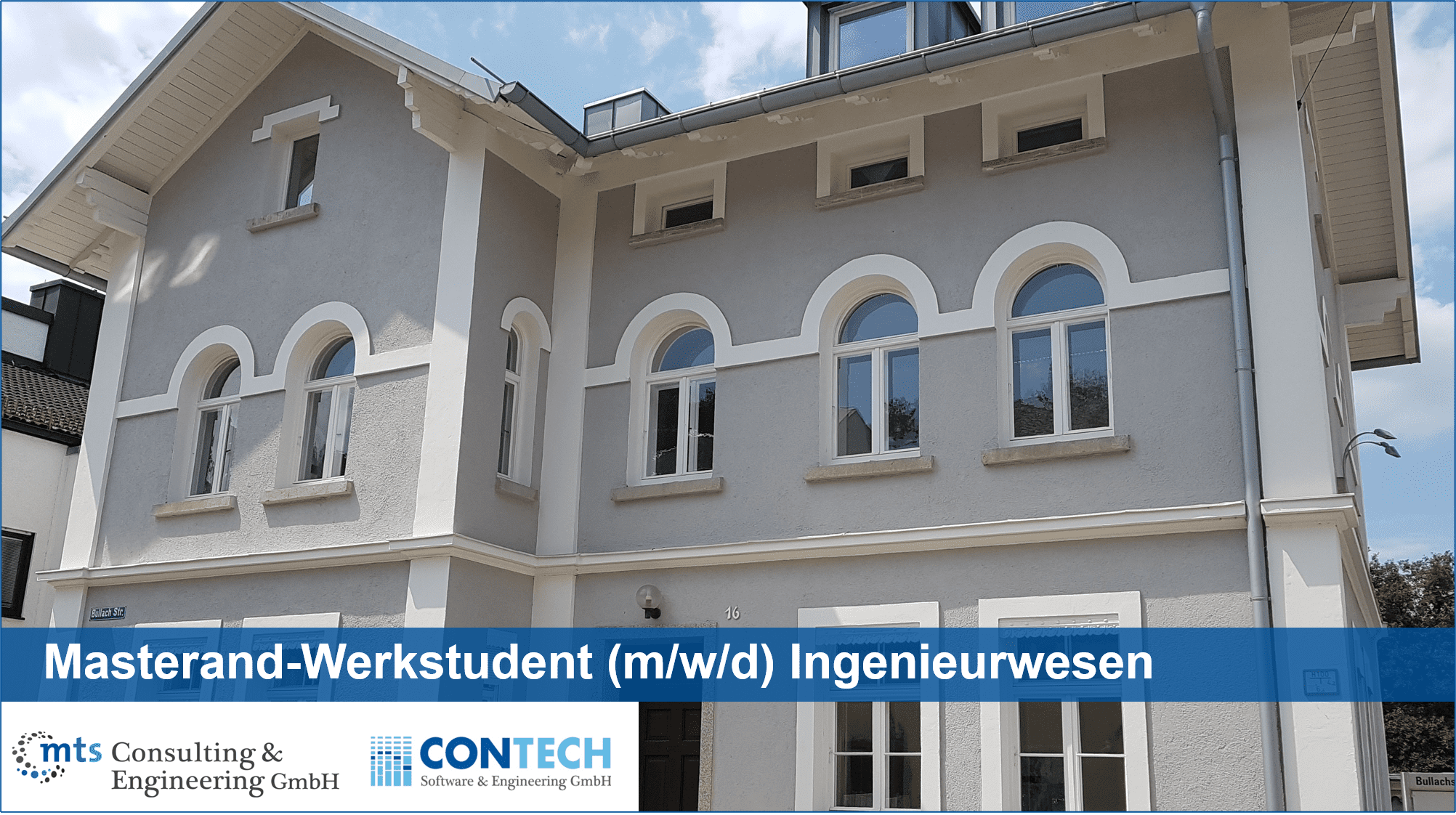 Stellenanzeige Masterand-Werkstudent (m/w/d) Ingenieurwesen